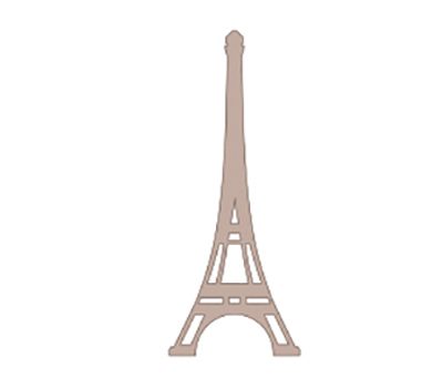 CART-046 Torre Eiffel cartón Dayka Trade